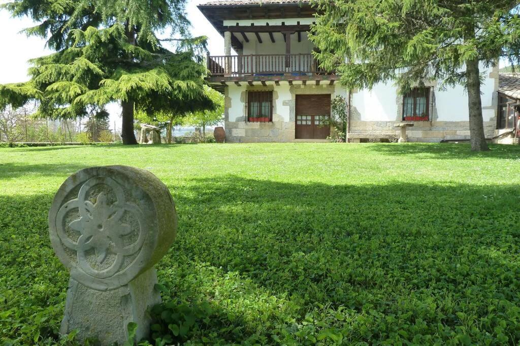 Casa Rural Mertxenea Landetxea Elcano المظهر الخارجي الصورة